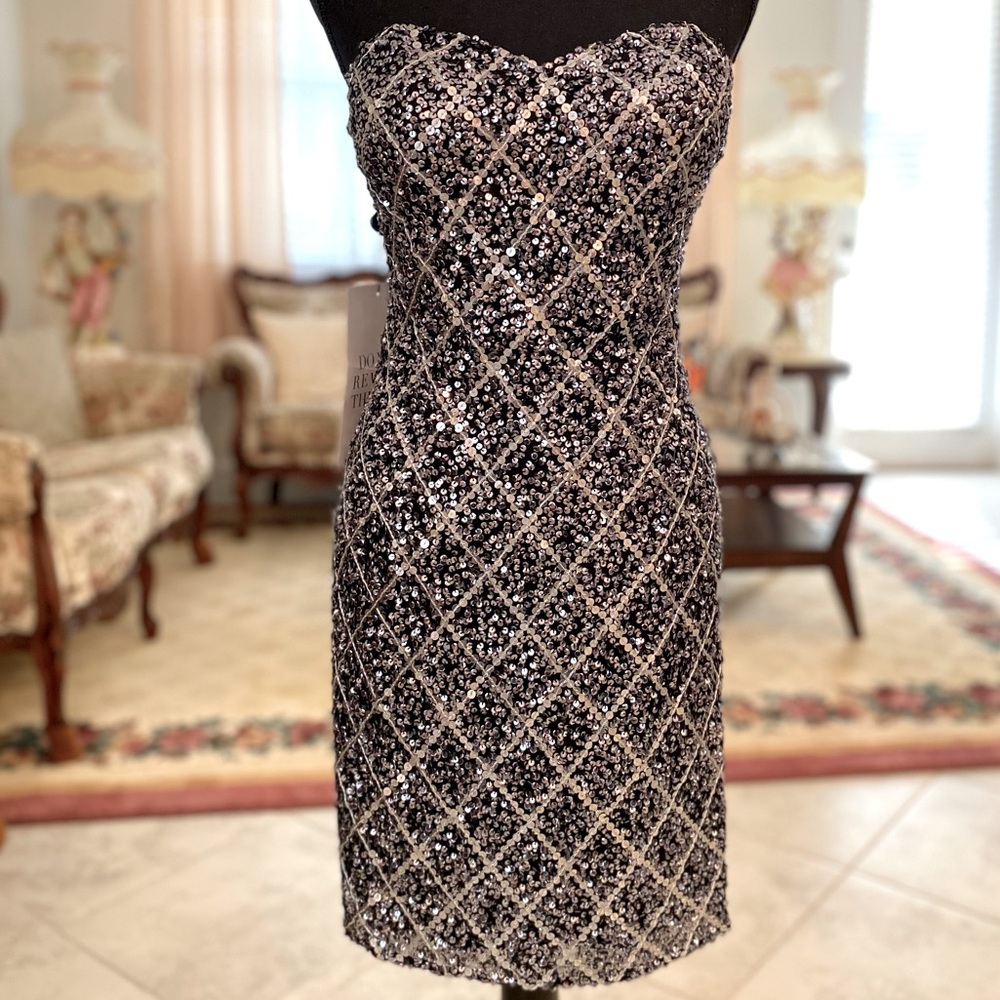 Strapless Sequin Dress NWT